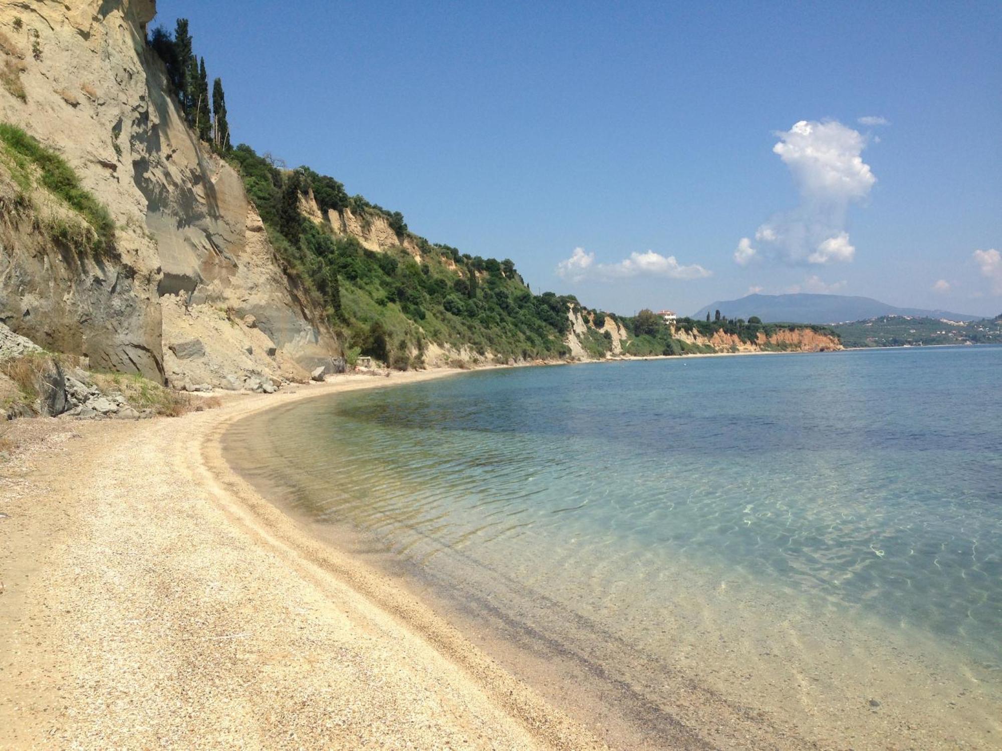 Luxurious Villa In Peloponnese With Swimming Pool Kamária Exteriör bild