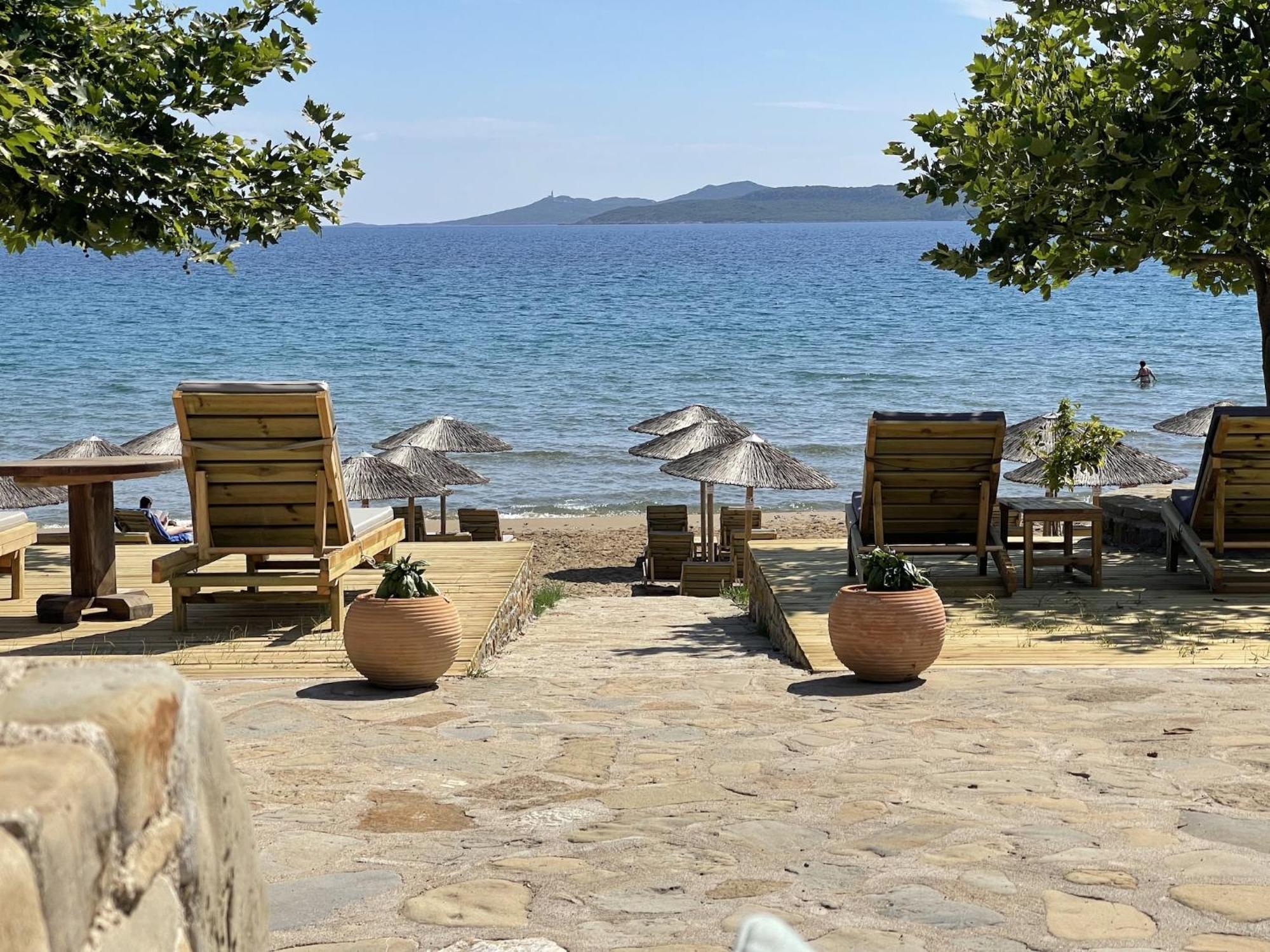 Luxurious Villa In Peloponnese With Swimming Pool Kamária Exteriör bild