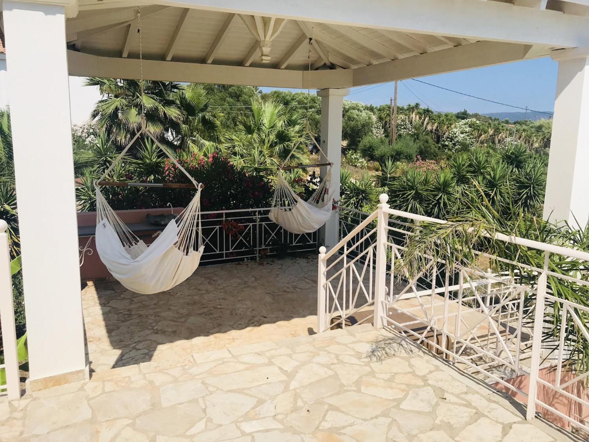 Luxurious Villa In Peloponnese With Swimming Pool Kamária Exteriör bild