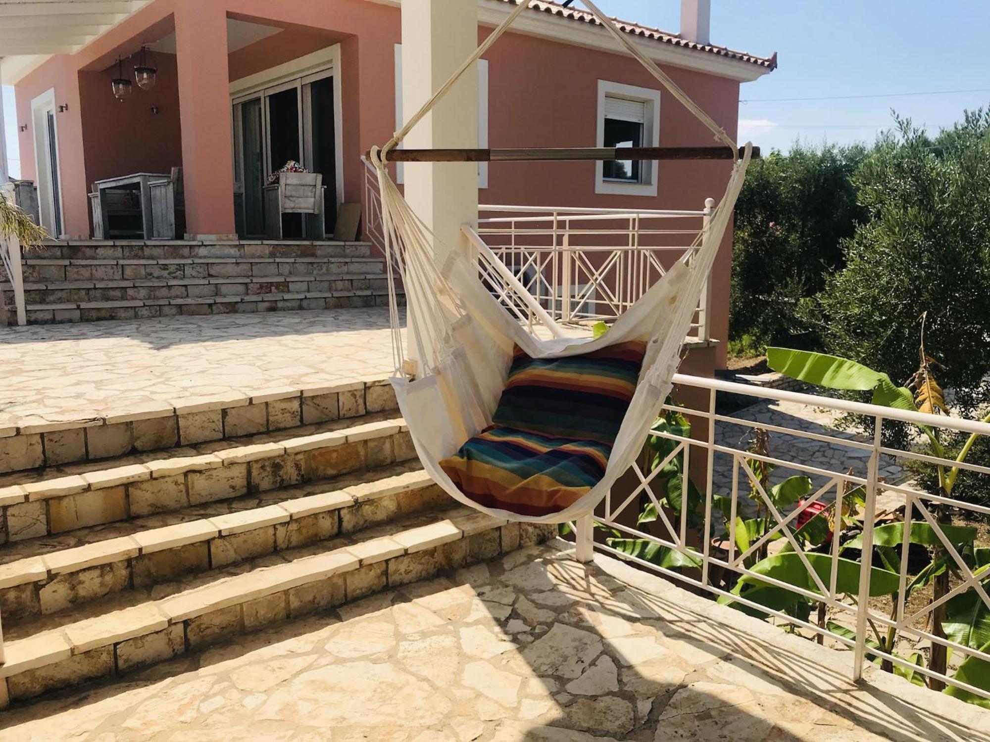 Luxurious Villa In Peloponnese With Swimming Pool Kamária Exteriör bild